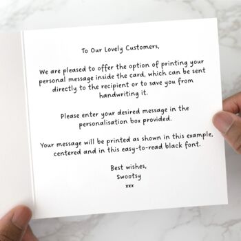 Personalised Sage Wedding Day Card, 2 of 3