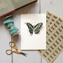 Green Pop Out Butterfly Watercolour Card, thumbnail 1 of 2