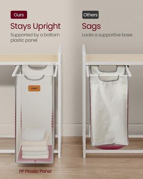 Rolling Laundry Sorter With Shelves And Labels, 4 of 7