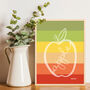 Stripe Apple Print, thumbnail 1 of 2