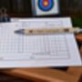 Custom Archery Scoreboard And Sightings Set Plus Pen, thumbnail 5 of 10