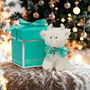 Christmas Mini Highland Cream Coo Cow, Gift Boxed, thumbnail 1 of 7