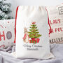 Personalised Christmas Santa Sack – Christmas Present Bag, thumbnail 2 of 2