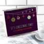 Personalised Baubles Christmas Tea Box, thumbnail 3 of 6