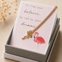 Flamboyant Flamingo Necklace, thumbnail 1 of 8