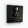 Personalised House Number And Name Sign With Dividing Line, thumbnail 7 of 10