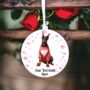 Personalised Doberman Pinscher Dog Love Decoration, thumbnail 2 of 2