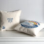 Personalised Christening Mountain Adventure Cushion, thumbnail 4 of 6