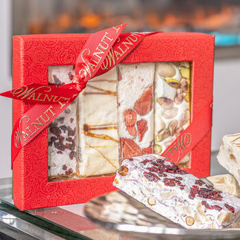 Four Individually Wrapped Nougat Bars Gift Box, 2 of 11