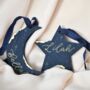 Personalised Star Or Moon Christmas Name Ornament, thumbnail 2 of 7
