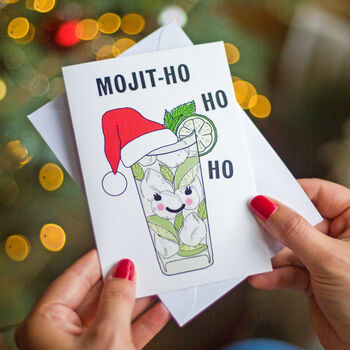 Funny Mojito Christmas Card, 2 of 3