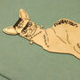 Frankatstein Metal Cat Bookmark, thumbnail 5 of 7