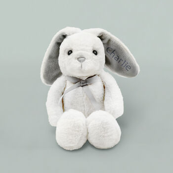 Personalised Christmas Baby Bunny With Gift Box, 2 of 4