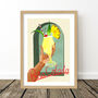 Pina Colada Tropical Cocktail Art Print, thumbnail 8 of 10