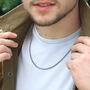 Sterling Silver Men's Curb Chain Necklace, thumbnail 1 of 5