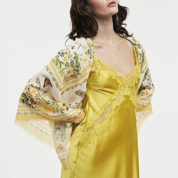 Yellow Cybele Narrative Square Scarf, 2 of 8