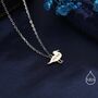 Sterling Silver Cute Seagull Pendant Necklace, thumbnail 4 of 11