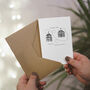 'Paper Hug From My House To Yours' Greetings Card, thumbnail 2 of 2