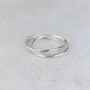 Sterling Silver Triple Ring, thumbnail 1 of 3