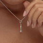 Sterling Silver Chess Piece Charm Necklace, thumbnail 2 of 6
