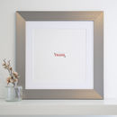 50x50cm Wide Black Frame By Picture That Frame | notonthehighstreet.com