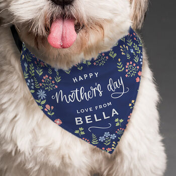 Personalised Happy Mothers Day Love From Dog Bandana, 2 of 5