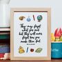 Teacher Quote Print Carl W Buehner Teacher Gift, thumbnail 1 of 5