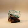 Wavy Molten Glass Decorative Bowl Home Decor Gift, thumbnail 2 of 3