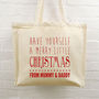 Personalised Christmas Gift Tote Bags, thumbnail 4 of 4