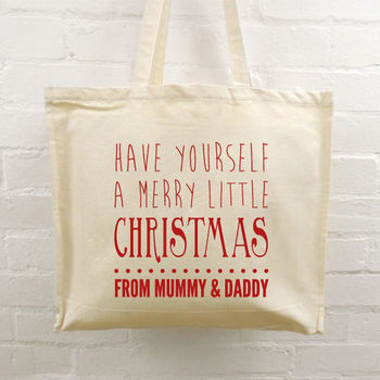 Personalised Christmas Gift Tote Bags, 4 of 4