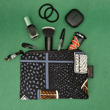 Small African Print Zip Pouch | Kofi Print, 3 of 6