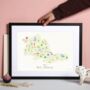 Personalised West Midlands Map: Add Favourite Places, thumbnail 1 of 3