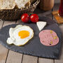 Heart Shaped Solid Slate Cheese Board / Placements, thumbnail 2 of 5