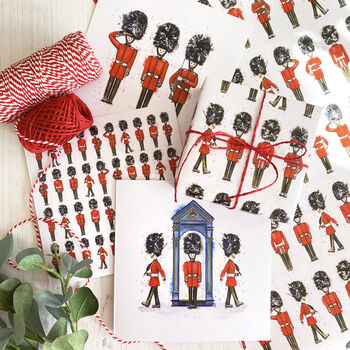 Queens Guard Luxury Gift Wrap, Wrapping Paper, 4 of 8