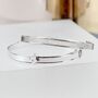 Personalised Sterling Silver Expanding Child's Bracelet, thumbnail 5 of 5