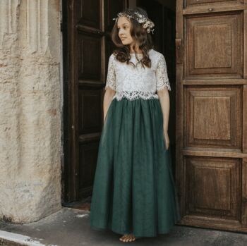 Felicity Couture Set Hunter Green, 6 of 7