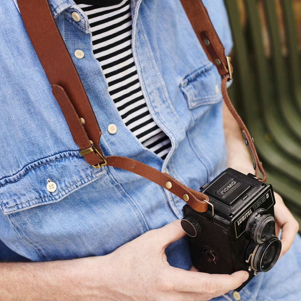 Personalised Leather Dslr Camera Strap