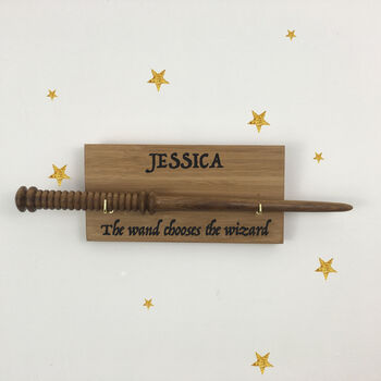 Personalised Wizard's Wand Stand, 3 of 5