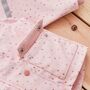 Personalised Pink Spot Print Raincoat, thumbnail 5 of 6