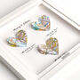 Wedding Anniversary Personalised 3D Heart Map Locations Anniversary Gift, thumbnail 1 of 12