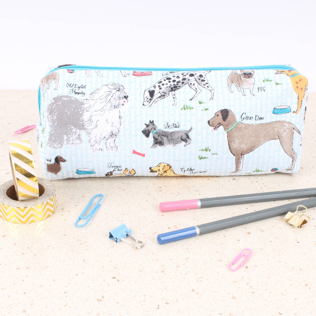 Debonair Dogs Pencil Case By Milly Green