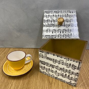 Trinket Box Wooden Musical Notes, 2 of 3