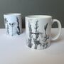 Personalised Mug With Handmade Grasslands Print, thumbnail 6 of 12