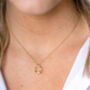 Moonstone Gold Vermeil Plated Necklace June Birthstone, thumbnail 2 of 8