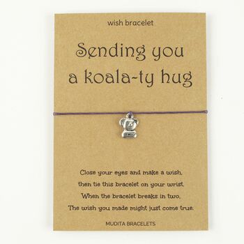 Sending You A Koala Ty Hug Wish Bracelet, 3 of 4