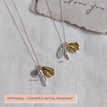 Sterling Silver Birth Flowers Personalised Necklace, 7 of 10