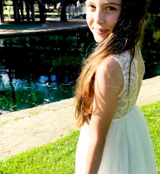 Flora In Ivory ~ Flower Girl Dress Or Party Dress, 2 of 10