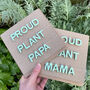 Proud Plant Papa / Mama Garland Card And Decoration, thumbnail 1 of 4