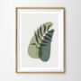 Set Of Three Contemporary Art Silhouette Leaf Prints, thumbnail 5 of 5
