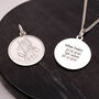 Classic St Christopher Sterling Silver Necklace 24mm, thumbnail 1 of 12